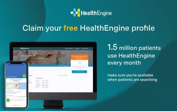 Claim your free HealthEngine profile