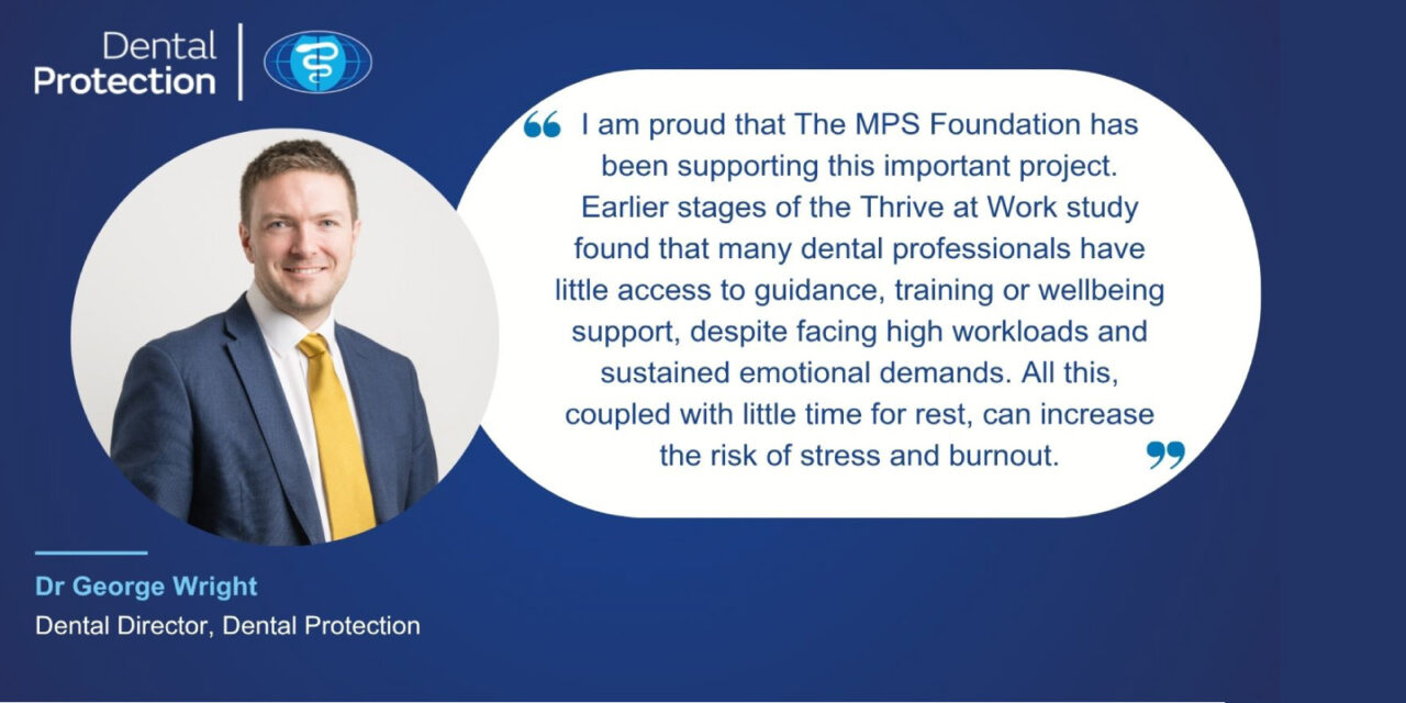 MPS Foundation webinar to launch wellbeing toolkit for dentists